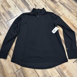 Xersion Women’s Black Quick-Dri Training 1/4 Zip Pullover XL